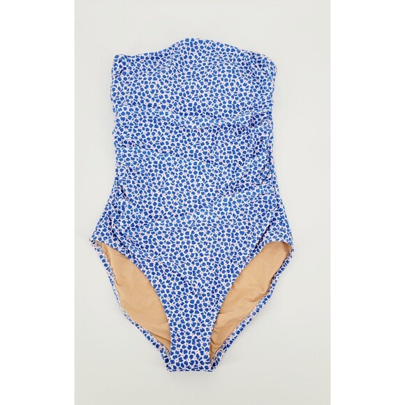 J Crew Printed strapless one-piece swimsuitSize Xs Retail $89.50 - Picture 4 of 9